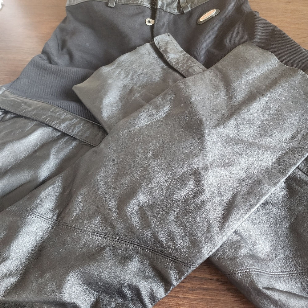 Harley-Davidson Black Leather Pants